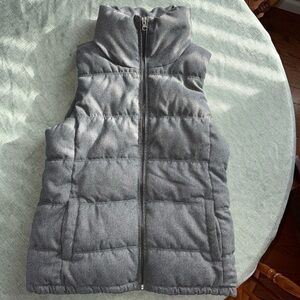 Old Navy Charcoal Gray Puffer Vest